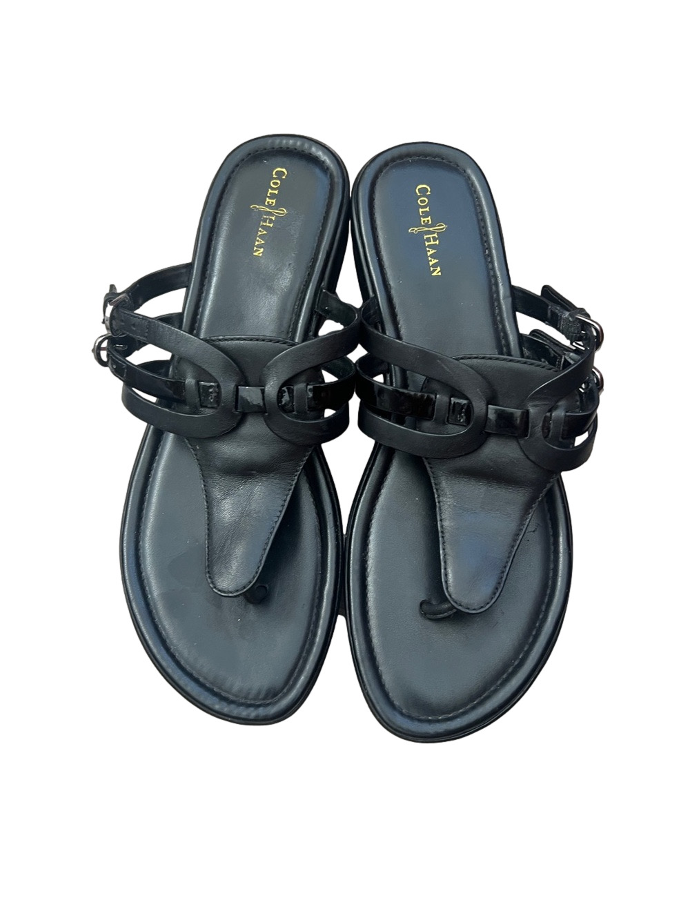 Cole Haan Air Melissa Thing platform leather Sandal Sz 10 summer walking comfy